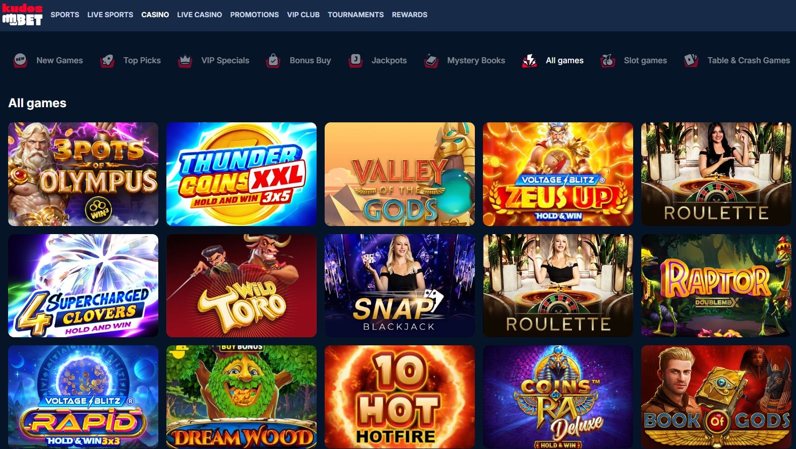 Kudosbet Casino